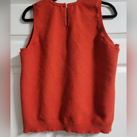Free Assembly Womens Orange Sleeveless Sweater - Size XXL(fits Like M/L) - Picture 3 of 5